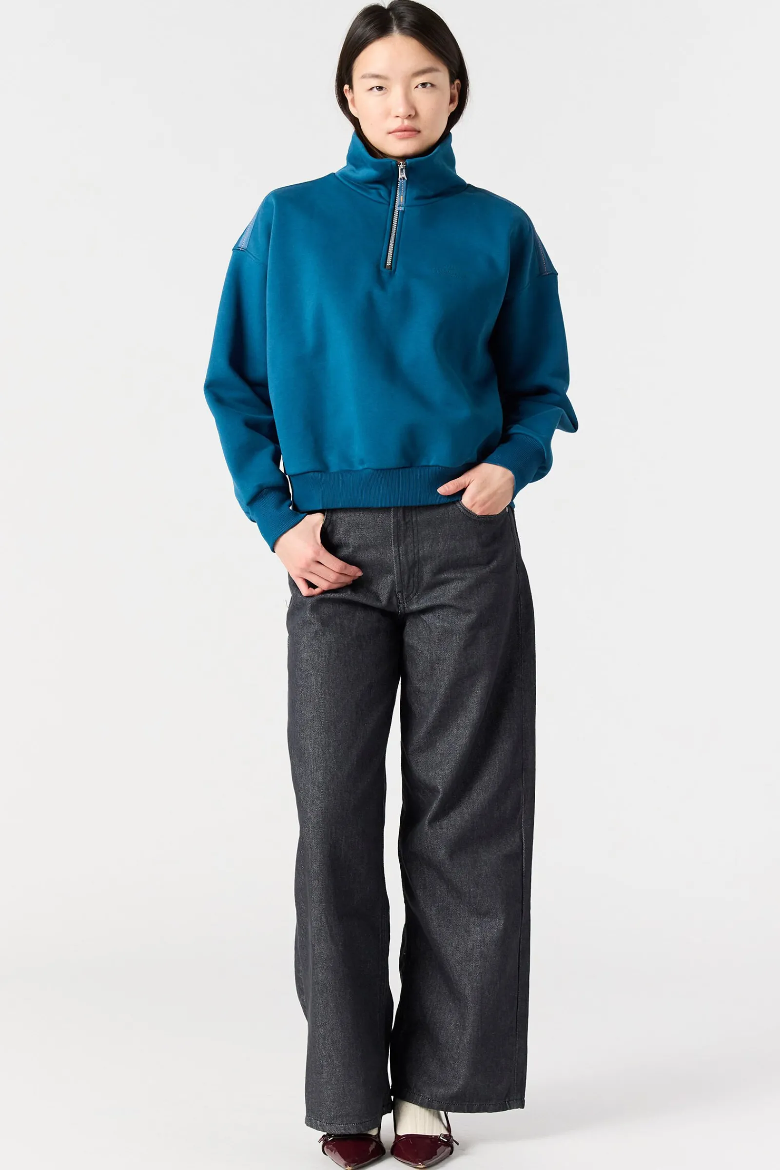 ZENDAYA - SWEATSHIRT MIT HALBEM REIßVERSCHLUSS-Parajumpers Hot